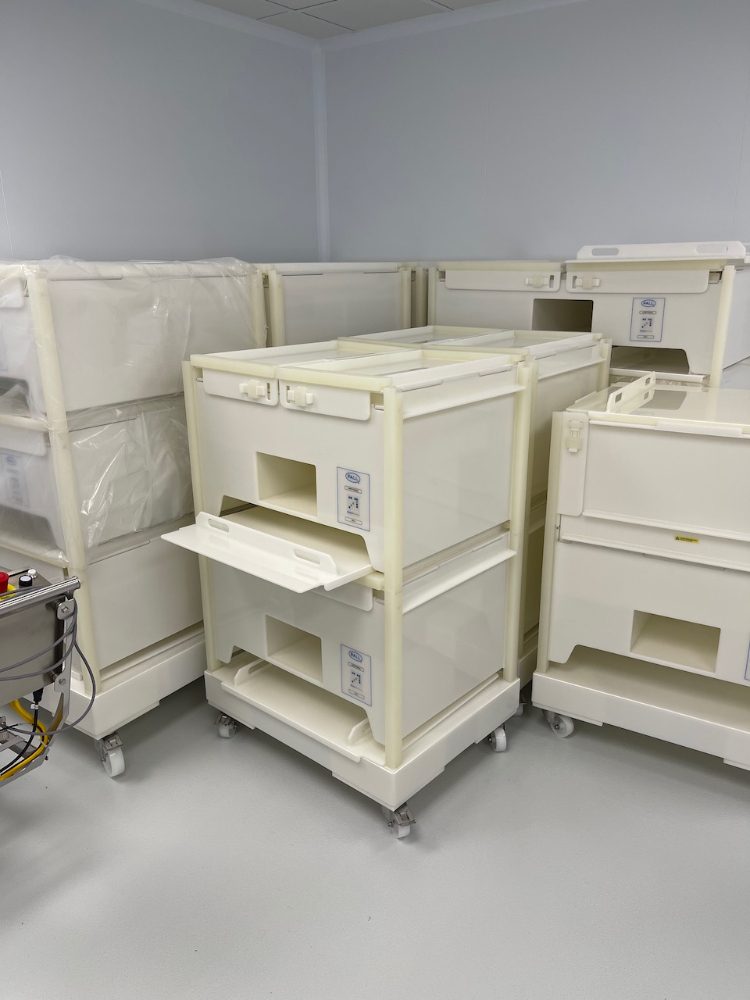 Image of Unused 500 Liter Plastic Buffer Storage Tote